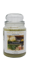 NATURE CANDLE CANDELA GIARA 580GR PATCHOULI