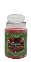 NATURE CANDLE CANDELA GIARA 580GR POMEGRANATE