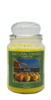 NATURE CANDLE CANDELA GIARA 580GR SICILY