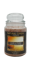 NATURE CANDLE CANDELA GIARA 580GR SABLE SOLEIL