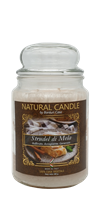 NATURE CANDLE CANDELA GIARA 580GR STRUDEL MELA