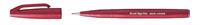 PENTEL SIGN PEN BRUSH 10PZ SES15C ROSSO B