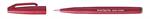 PENTEL SIGN PEN BRUSH 10PZ SES15C ROSSO B