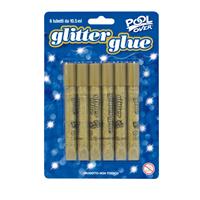 POOL GLITTER GLUE 10,5ML BLISTER 6PZ ORO 99319