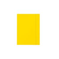 ARCHIVIA CARTELLINA A TRE LEMBI CON ELASTICO 25X34 GIALLO