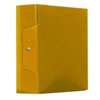 ARCHIVIA PORTA PROGETTI FIBRONE DORSO 4 GIALLO