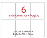 POOL ETICHETTE ADESIVE 10FG 10PZ 56X46