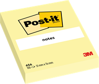 3M POST IT BLOCK NOTES 76X51 656