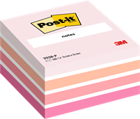 3M POST IT BLOCCO CUBO ROSA PASTEL 2028P