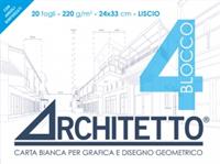 ARCHITETTO 4 BLOCCO DISEGNO 24X33 FG.20 LISCIO 44670