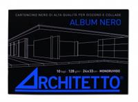 ARCHITETTO ALBUM DISEGNO NERO 24X34 10FG 128gr. 90129