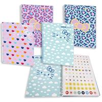 HELLO KITTY MAXI QUADERNO SPIRALATO NO FORI 80GR A4 70FG 8PZ 60072