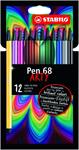 STABILO PEN 68 ARTY ASTUCCIO 12PZ 6812-1-20