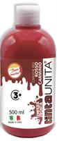 TINTA UNITA TEMPERA PRONTA 500ML 60666 ROSSO CARMINIO