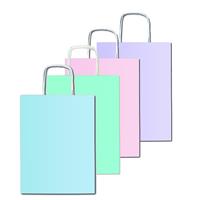 SADOCH SHOPPER IN CARTA COLOR 22X27X10 25PZ PASTELLO SDF22PAS