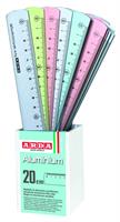 ARDA ALLUMINNIO RIGHELLI 20CM BARATTOLO 24PZ 17820COLBAR