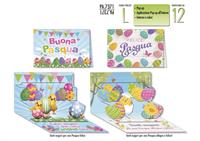 CROMO PASQUA BIGLIETTO POP UP 12PZ PA.7371