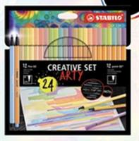 STABILO CREATIVE SET ARTY PASTEL 24PZ 8868/24-1-20-6