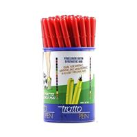 FILA TRATTO PEN BARATTOLO 50PZ F8075 ROSSO 02