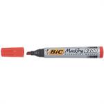 BIC MARKER ECO 2300 PUNTA SCALPELLO ROSSO 8209243