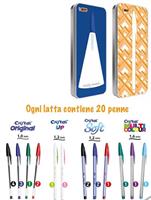 BIC CRISTAL FAMILY SCATOLA METALLO 20PZ ASSORTITI 508387