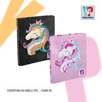 YOUNG PEOPLE UNICORN GLAMOUR COPERTINA AD ANELLI D30 PPL 24PZ 51098