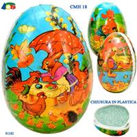 PASQUA GINMAR UOVO CARTONE DECORATO 18CM 91162