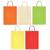 SADOCH SHOPPER IN CARTA COLOR 46X49X16 25PZ COLORI CHIARI SDF46LIT