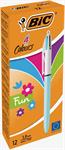 BIC BIRO 4 COLORI COLOURS FUN 12PZ 982870