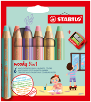 STABILO WOODY 3IN1 ASTUCCIO 6PZ 8806-3