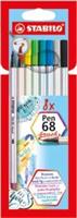 STABILO PEN 68 BRUSH 8PZ 568/08-21