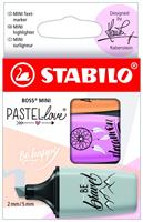 STABILO BOSS EVIDENZIATORI MINI PASTELLOVE 3PZ 07/03-59