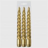 LA BRIANTINA CANDELE TORCIGLIONE 3PZ ORO 3572A