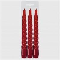 LA BRIANTINA CANDELE TORCIGLIONE 3PZ ROSSO 3571A