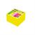 TINTA UNITA POST IT CUBO 75X75 400FG GIALLO FLUO 51174