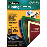 FELLOWES COPERTINE TEXT COVER GR250 A4 100FG BIANCO 53701