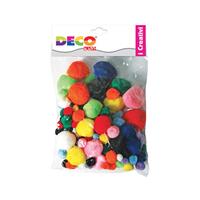 CWR POMPONS COLORATI BUSTA 100PZ 6240