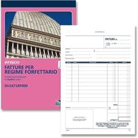 DATA UFFICIO FATTURE REGIME FORFETTARIO 15X21 2COPIE DU1671RF000