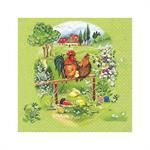 CWR TOVAGLIOLI DECOUPAGE 33X33 20PZ GALLINE 210608