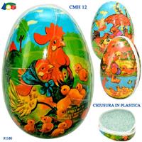 PASQUA GINMAR UOVO CARTONE DECORATO 12CM 91160