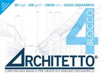 ARCHITETTO 4 BLOCCO DISEGNO 24X33 FG.20 LISCIO SQUADRATO 44672