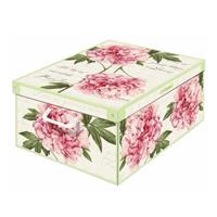 LAVATELLI BAULOTTO 39X50X24 660PE FIORI PEONIE