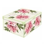 LAVATELLI BAULOTTO 39X50X24 660PE FIORI PEONIE